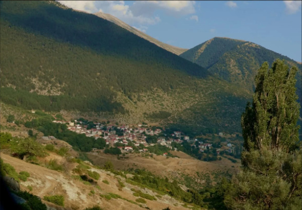 Πανοραμική άποψη του Κοκκινοπηλού Ολύμπου